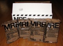 Meal Kit Supply 12-pack of 3-course MRE case and MREs
