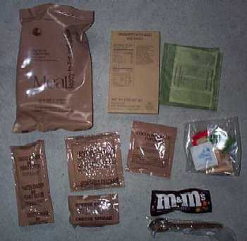 1999 MRE Menu #20 - Spaghetti w/Meat Sauce bag and contents 1999 MRE Menu #20 - Spaghetti w/Meat Sauce bag and contents